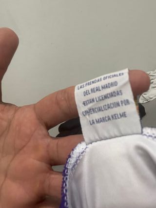Camiseta Real Madrid Kelme Teka Morada Talla M