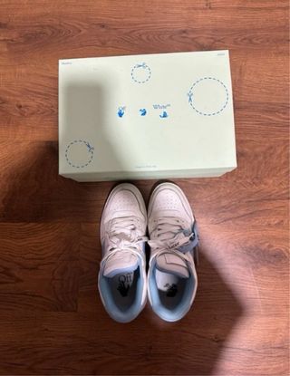 Zapatillas Off-White blancas y azules T38