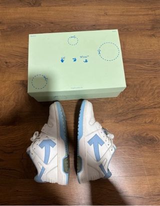 Zapatillas Off-White blancas y azules T38