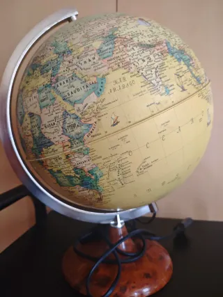 Lámpara Globo Terráqueo Mapa Mundo