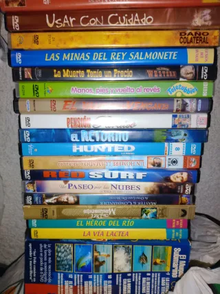 Colección Películas DVD Acción y Suspense