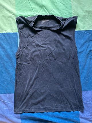Camiseta sin mangas Pull&Bear Negra Talla M