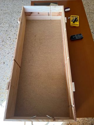 Baúl de madera natural – Almacenaje/Decoración