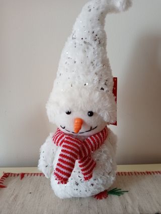 Pupazzo di Neve Natalizio Tessuto