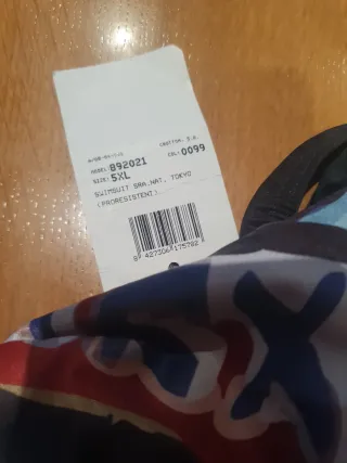 Bañador Turbo Talla 5XL Estampado