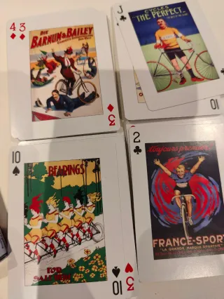 Juego Cartas Bicycle Art Ciclismo (leer)