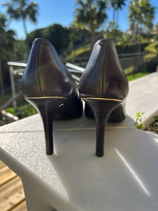 Zapatos de tacón Ralph  Lauren marrones Talla 8.5