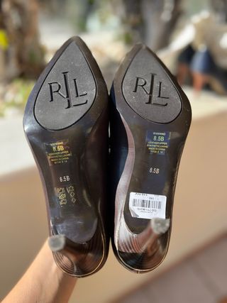Zapatos de tacón Ralph  Lauren marrones Talla 8.5