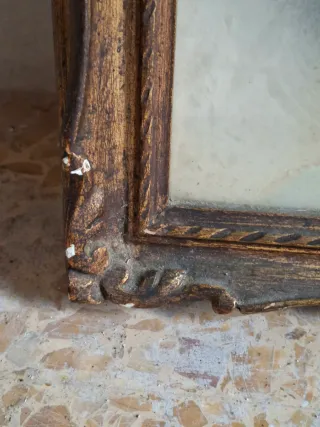 Ritratto storico antico uomo con baffi