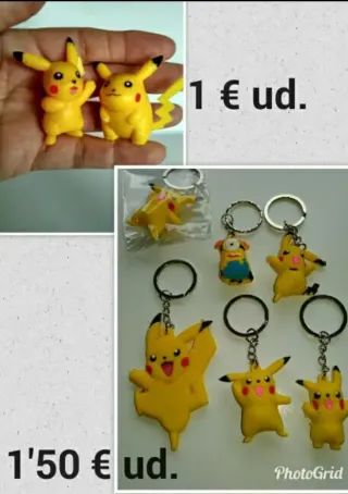 Llaveros y Figuras Pokémon