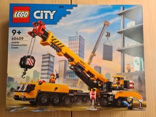 LEGO City 60409 Grúa de Obra Móvil Amarilla NUOVA
