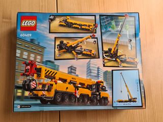 LEGO City 60409 Grúa de Obra Móvil Amarilla NUOVA