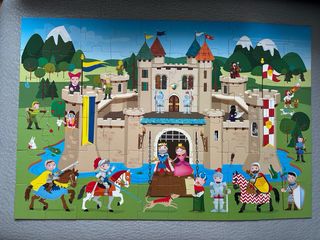 Puzzle Gigante Castillo Caballeros