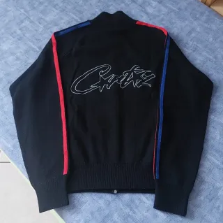 corteiz zipped knit crewneck