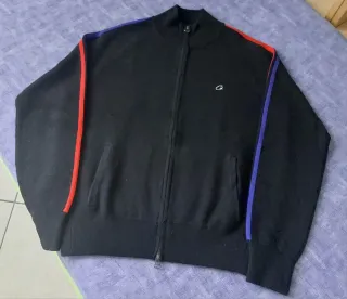 corteiz zipped knit crewneck