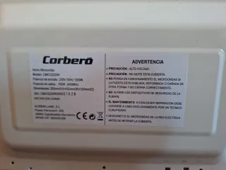 Microondas Corbero 20L Semi Nuevo
