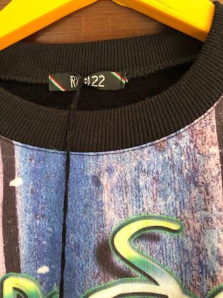 Felpa Rhum 22 uomo/ragazzo nuova con cartellino