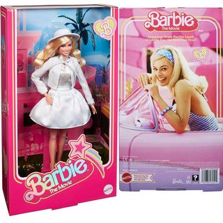Barbie il film. Bambola Barbie e auto Corvette.