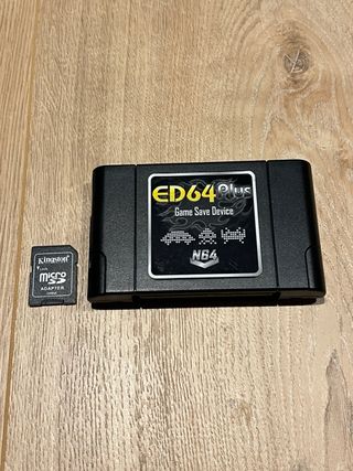 Cartucho ED64 Plus N64 Game Save Device