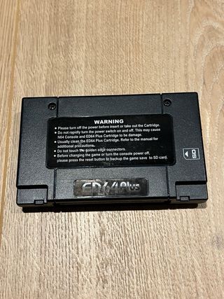Cartucho ED64 Plus N64 Game Save Device