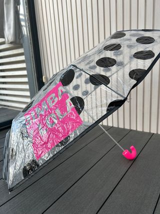 Paraguas Bimba y Lola lunares
