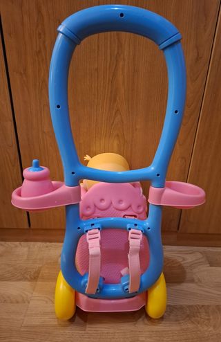 Muñeca Bebé con Cochecito Paseo