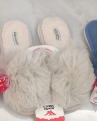 Ciabatte JOMIX donna beige calde antiscivolo