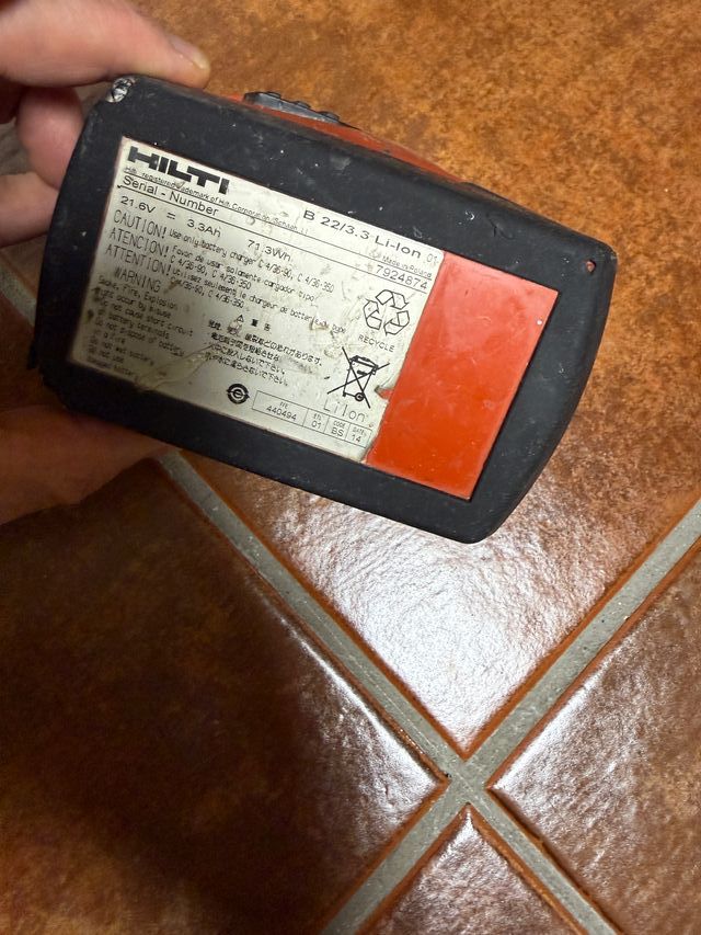 Batería Hilti B22 3.3Ah Li-ion