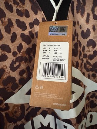 Maglietta Umbro Unisex Fantasia Leopardata