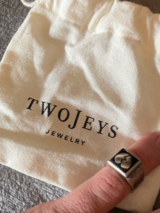 Anillo TWOJEYS Corazón Roto Plata