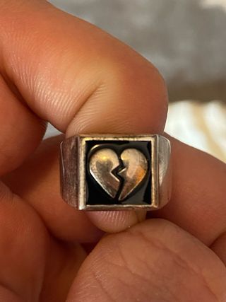 Anillo TWOJEYS Corazón Roto Plata