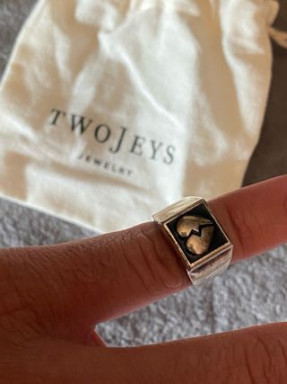 Anillo TWOJEYS Corazón Roto Plata