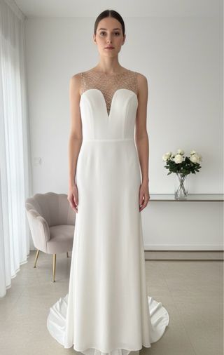 Vestido de Novia Rosa Rueda Dolomitas Talla 42