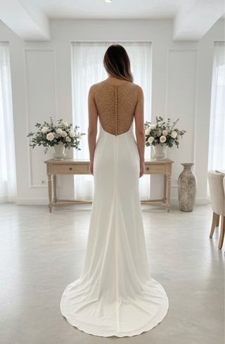 Vestido de Novia Rosa Rueda Dolomitas Talla 42