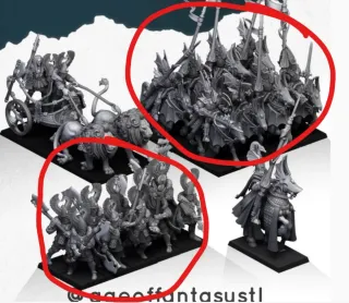 5 Príncipes Dragón 28mm con peana Encargo Ruben