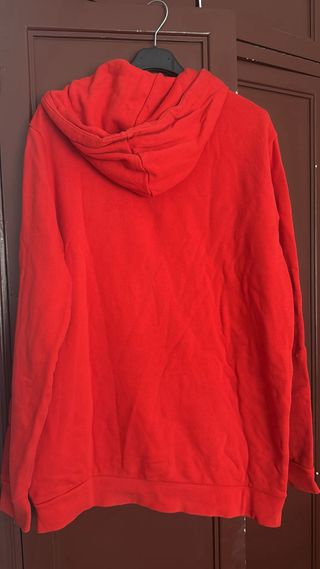 Sudadera Adidas Roja con Logo Trefoil