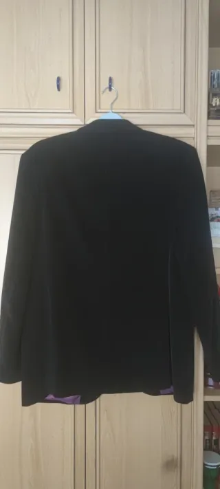 Americana de pana negra