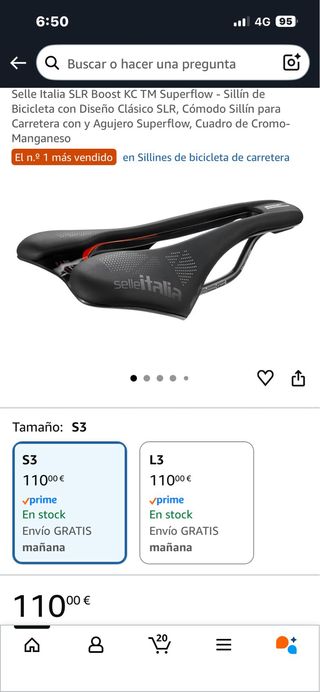 Sillín Selle Italia SLR Boost TM Superflow