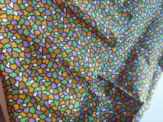 Tela estampada multicolor