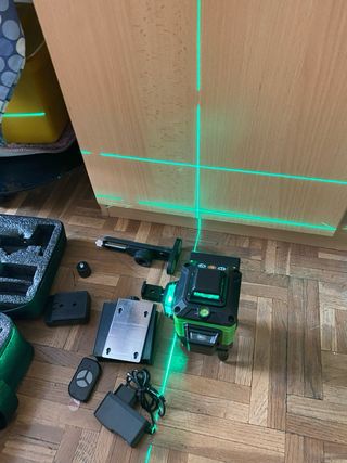 Nivel Láser Verde Maletín Accesorios