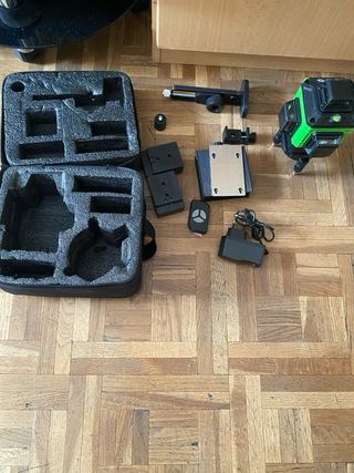 Nivel Láser Verde Maletín Accesorios