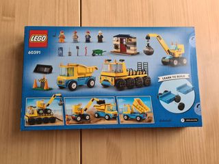 LEGO City 60391 Camiones de Obra y Grúa - NUOVO