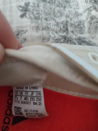 Zapatillas Clavos Velocidad Adidas Blancas Naranja