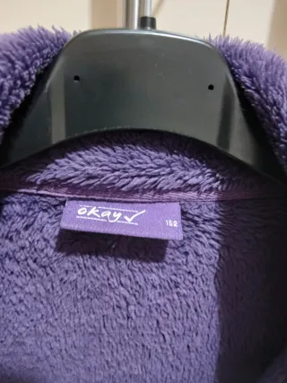 Giacca felpata viola