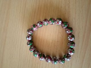 Bracciale elastico donna con sfere decorate