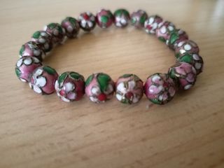 Bracciale elastico donna con sfere decorate