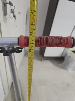 Patinete infantil plateado