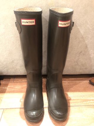 Botas de agua Hunter Marrón/Caqui Talla 37