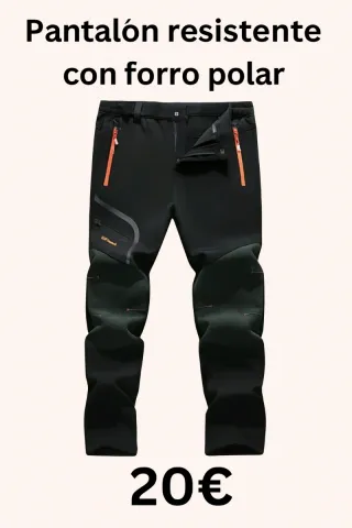 Pantalón resistente forro polar