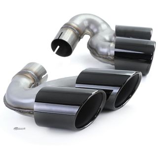 COLAS DE ESCAPE EN NEGRAS DE DOBLE SALIDA, M-PERFOMANCE BMW X5, G05, X6, G06, X7, G07